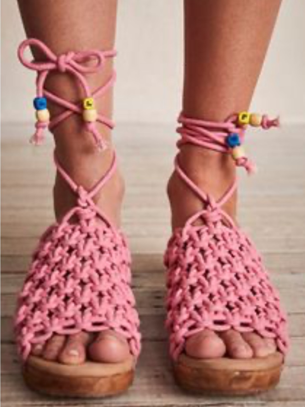 Free People Candy Crochet Sandal